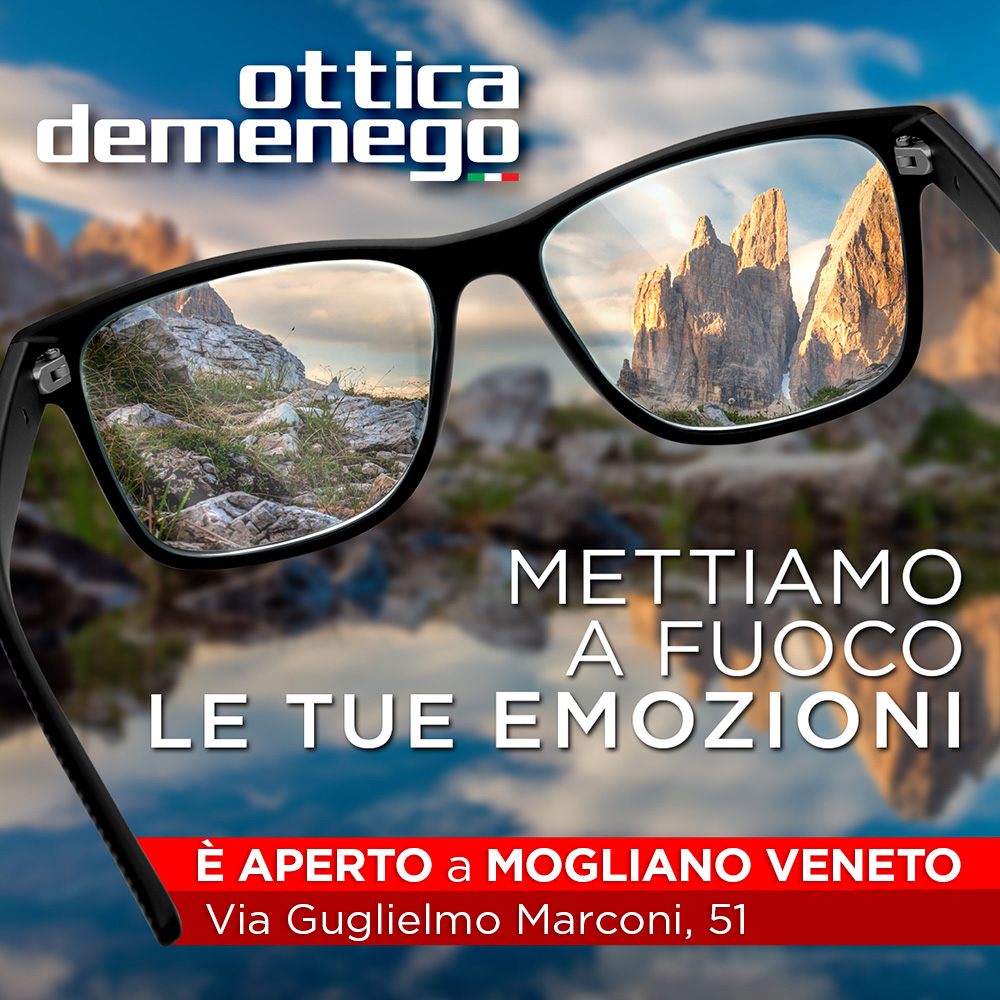 Nuova apertura Ottica Demenego a Mogliano Veneto!