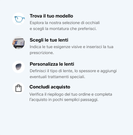 Scopri tutti gli occhiali